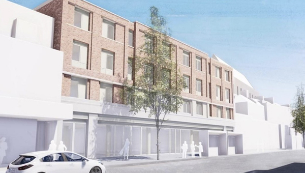 Architectural visualisation of the 5-8 London Road development in Brighton