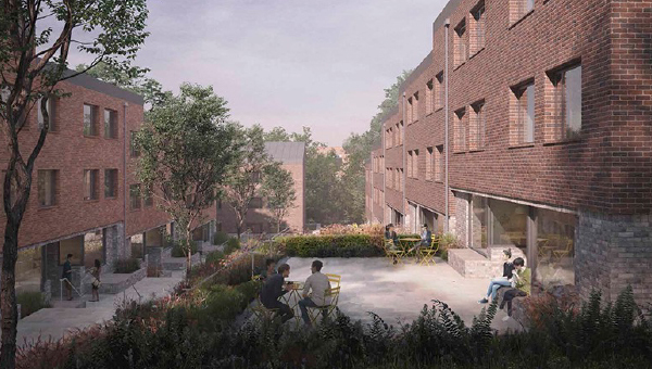 Project image for the Clive Booth Student Village development in Oxford