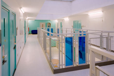 Custodial bathroom pod manufactured by Walker Modular for HM Prison Service