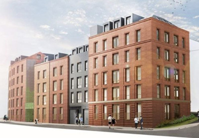 Project image for the Oak House - 94 Park Lane development in Leeds
