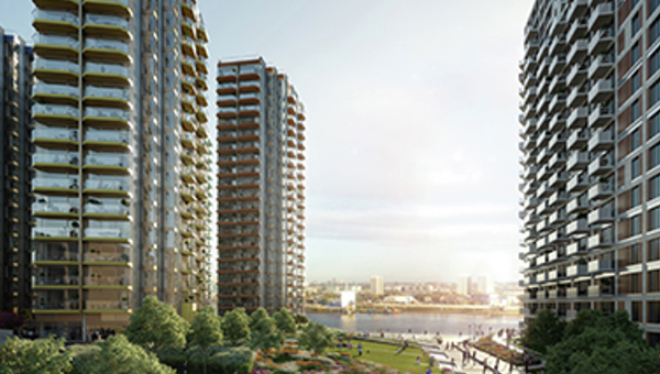 Project image for the Royal Arsenal Ph10 Blocks A3 and A4 development in London