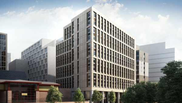 Architectural visualisation of the St. James’ Boulevard development in Newcastle