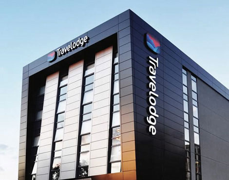Travelodge hotel bathroom pod manufactured by Walker Modular